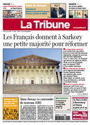 La tribune de la presse Française, consulter le journal La tribune 